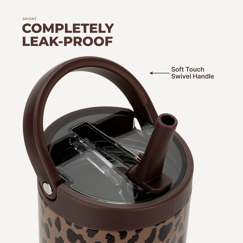 Sport 40oz - Brown Leopard